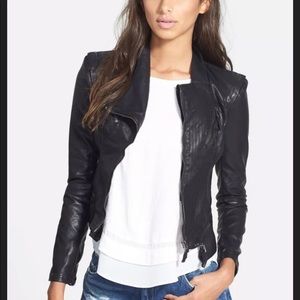 Blanknyc faux leather jacket medium black like new